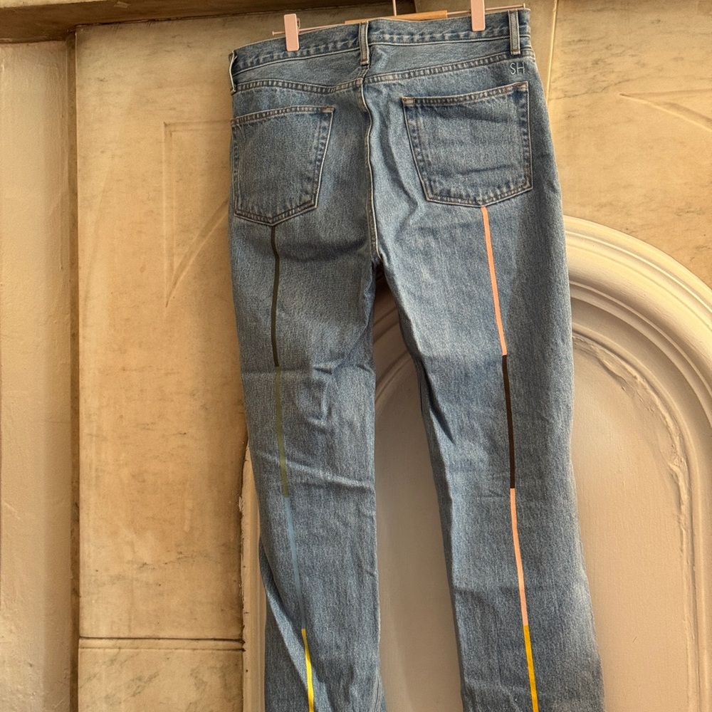 Still Here New York Tate (colorful hand painted back detail) Women’s jeans